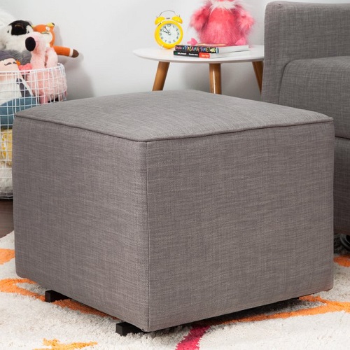 Gliding Ottoman in Grey Tween